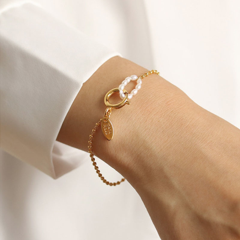 2021 Trend Baroque Brass Plating Natural Pearl Simple Jewelry Pendant Ladies Bracelet Fine Chain Girlfriend Gift, Golden;silver
2021 Trend Baroque Brass Plating Natural Pearl Simple Jewelry Pendant Ladies Bracelet Fine Chain Girlfriend Gift, Golden;silver