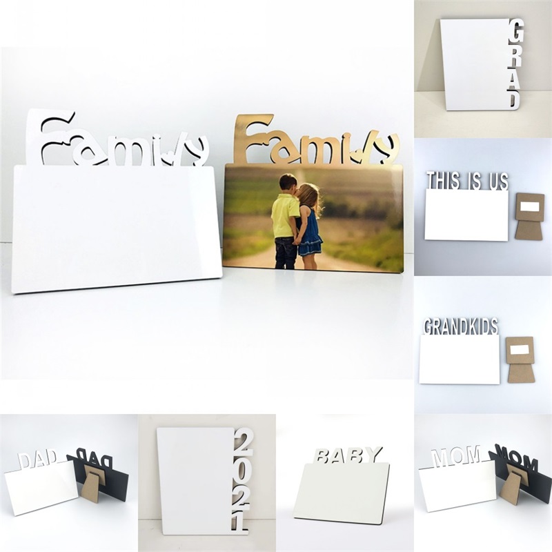 Sublimation Blanks Photo Plate English Alphabet DIY Photo Album Home Decorations LOVE/MOM/FAMILY/2021 Sublimation Frames 591 V2
Sublimation Blanks Photo Plate English Alphabet DIY Photo Album Home Decorations LOVE/MOM/FAMILY/2021 Sublimation Frames 591 V2