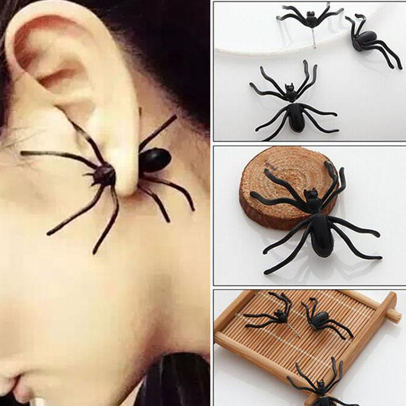Halloween Decoration Charm Costumes For Woman 3D Creepy Black Spider Ear Stud Earrings Party DIY Decorations
Halloween Decoration Charm Costumes For Woman 3D Creepy Black Spider Ear Stud Earrings Party DIY Decorations