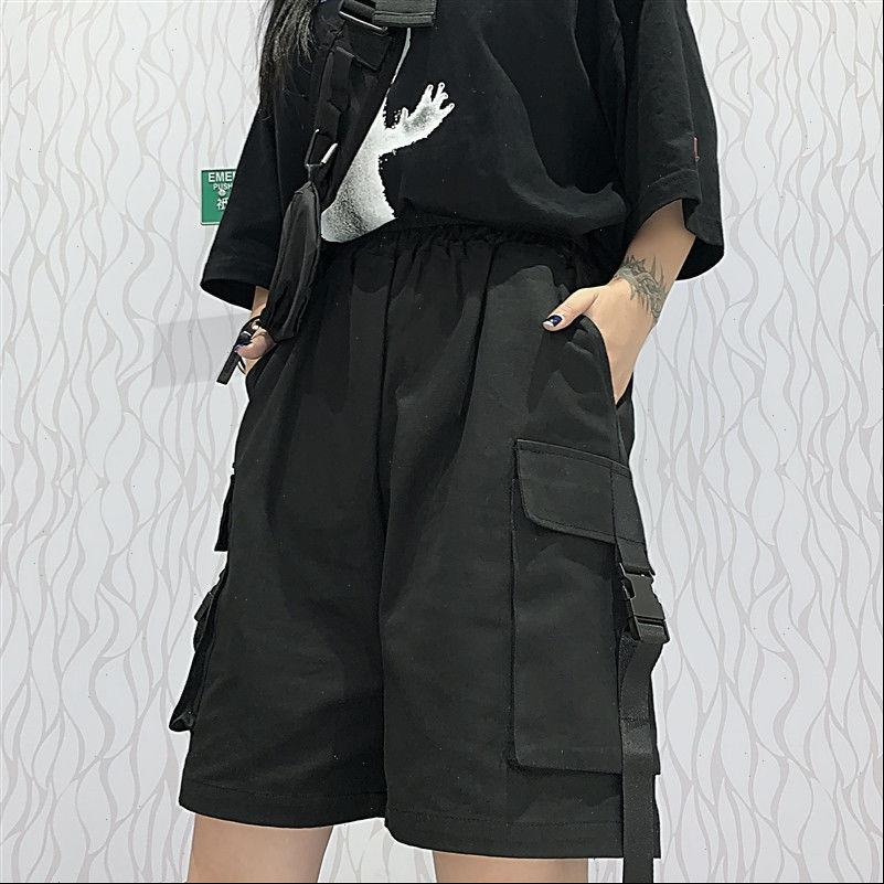 short pants women shorts high streetwear casual neutral worker loose harem half thin straight wide leg cool boyfriend, White;black
short pants women shorts high streetwear casual neutral worker loose harem half thin straight wide leg cool boyfriend, White;black