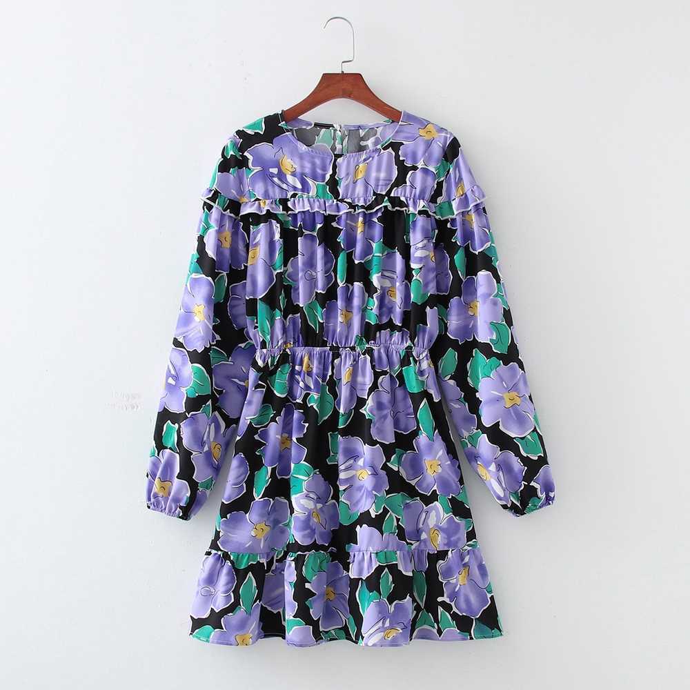 Women Smock Dress Summer Fashion Stylish Prints Full Sleeve O-Neck Frill Above Knee Feminino Vestido 210602, As photo
Women Smock Dress Summer Fashion Stylish Prints Full Sleeve O-Neck Frill Above Knee Feminino Vestido 210602, As photo