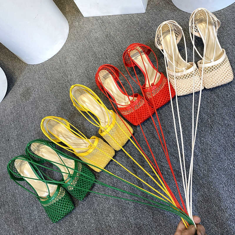 Hollow Breathable Mesh Women Sandals Square Toe Stiletto High Heels Ankle Lace-Up Elegant Dress Shoes Large Size Pumps 210608, Ivory
Hollow Breathable Mesh Women Sandals Square Toe Stiletto High Heels Ankle Lace-Up Elegant Dress Shoes Large Size Pumps 210608, Ivory