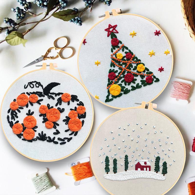 Other Arts And Crafts Embroidery Kit DIY Chrismas Elements Pattern Print Needlework Tools Package Creative Festive Gifts Sewing Craft Set Ho
Other Arts And Crafts Embroidery Kit DIY Chrismas Elements Pattern Print Needlework Tools Package Creative Festive Gifts Sewing Craft Set Ho