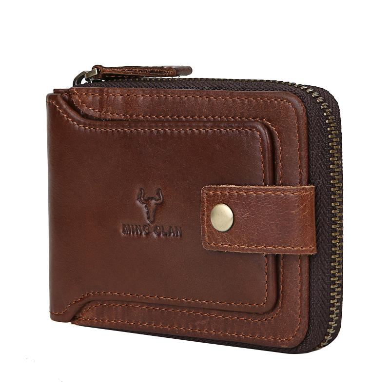 Ming Clan Men's Leather Zipper Wallet RFID Zip Around Male Purse Small Organizer With Coin Pocket Big Capacity Wallets, Red;black
Ming Clan Men's Leather Zipper Wallet RFID Zip Around Male Purse Small Organizer With Coin Pocket Big Capacity Wallets, Red;black