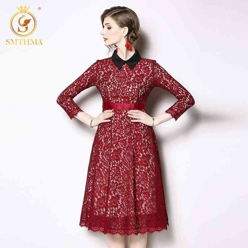 Spring And Autumn Summer Dress Women Plus Size Lace Hollow Out Dresses Vestidos 210520, Photo color
Spring And Autumn Summer Dress Women Plus Size Lace Hollow Out Dresses Vestidos 210520, Photo color