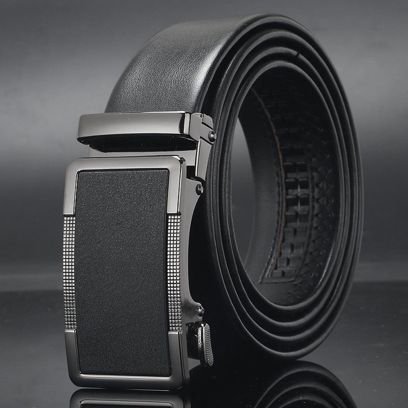 Belts Pattern Mens Genuine Leather Covered T wo-Layer Cowhide Automatic Buckle Belt Clock Style Business Casual Mans, Black
Belts Pattern Mens Genuine Leather Covered T wo-Layer Cowhide Automatic Buckle Belt Clock Style Business Casual Mans, Black