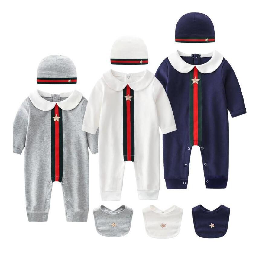 3Pcs Sets For Baby Cotton Long Sleeve Rompers+Hats+Bibs Kids Jumpsuits Newborn Onesies Toddler Clothes Spring Autumn Babies Clothing, Gray
3Pcs Sets For Baby Cotton Long Sleeve Rompers+Hats+Bibs Kids Jumpsuits Newborn Onesies Toddler Clothes Spring Autumn Babies Clothing, Gray