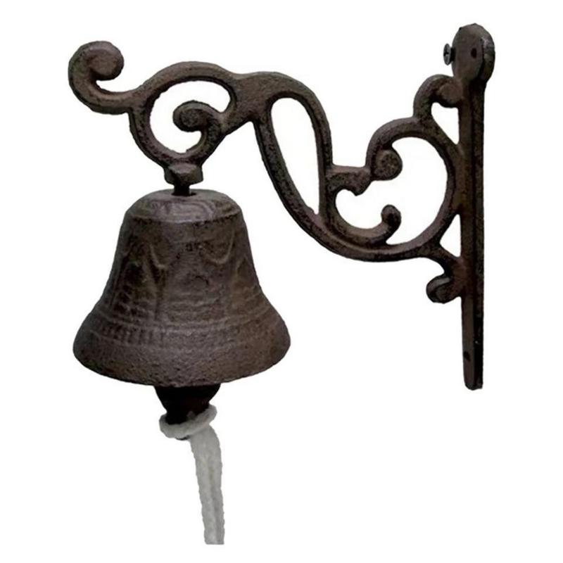 Decorative Objects & Figurines 1pcs Vintage Retro Style Cast Iron Metal Door Bell Decor Doorbell Hanging Home Decoration
Decorative Objects & Figurines 1pcs Vintage Retro Style Cast Iron Metal Door Bell Decor Doorbell Hanging Home Decoration