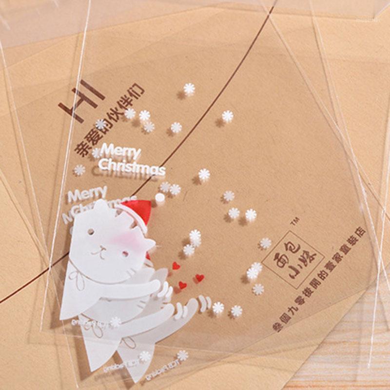 Gift Wrap 50pcs Christmas Cellophane Wrapping Bag Clear Self Adhesive Plastic Snowflake Cute Cat Hat Party Craft Bags
Gift Wrap 50pcs Christmas Cellophane Wrapping Bag Clear Self Adhesive Plastic Snowflake Cute Cat Hat Party Craft Bags
