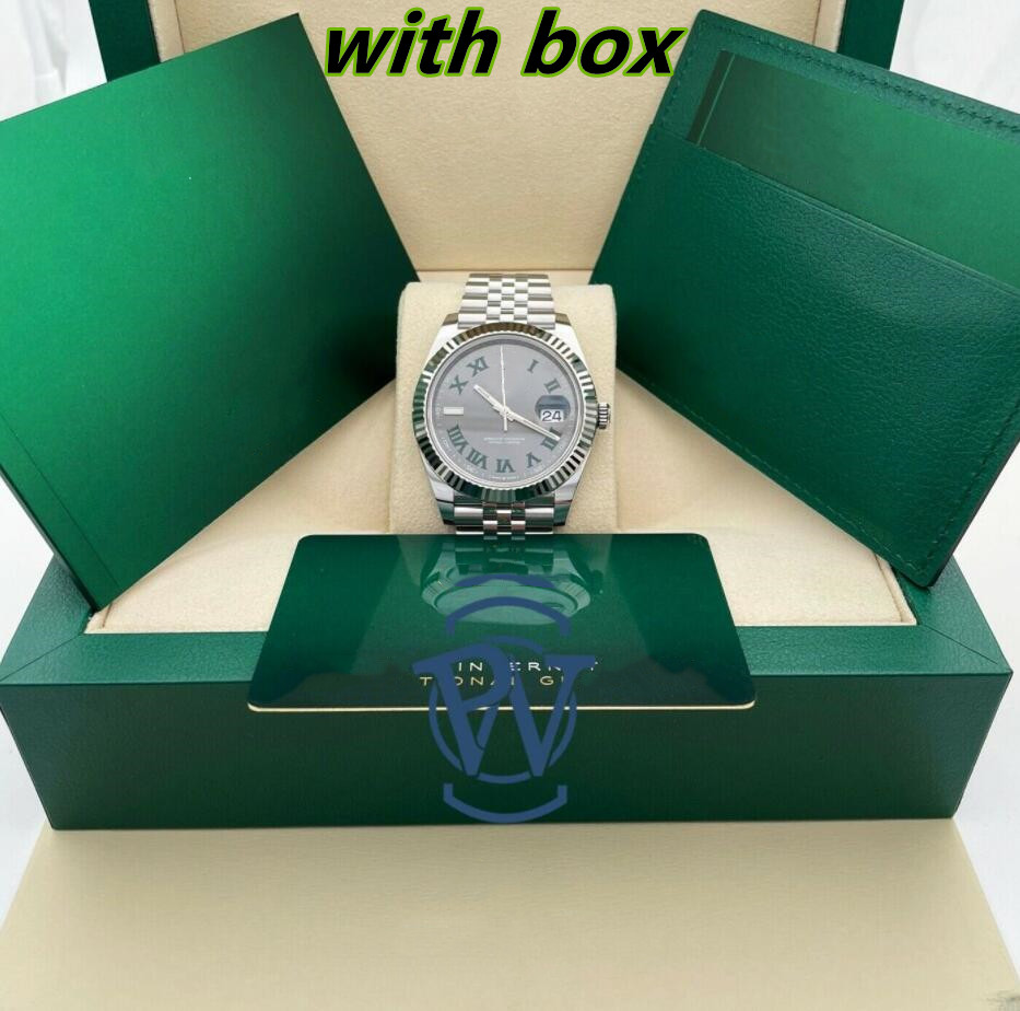 DH Maker Watches Top Quality 41mm Wimbledon Slate Green 126334 Movement Mechanical Automatic Mens Watch Men's Wristwatches, Slivery;brown
DH Maker Watches Top Quality 41mm Wimbledon Slate Green 126334 Movement Mechanical Automatic Mens Watch Men's Wristwatches, Slivery;brown