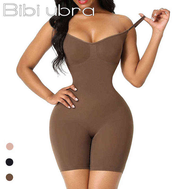 Seamless Women fajas Bodysuit Slimming Waist Trainer Butt Lifter Push Up Corset Slim Shapewear Catsuit Body Shaper Underwear 211112