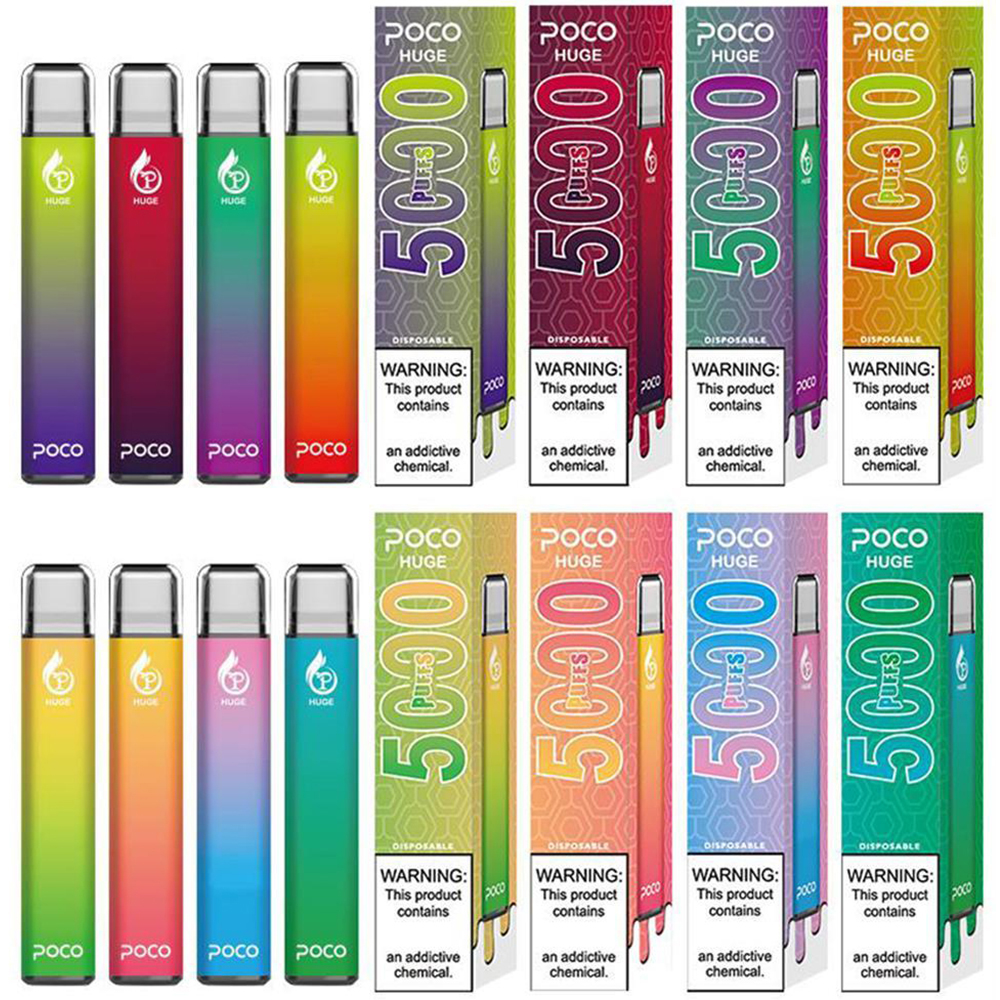 100% Original Poco Huge Disposable E cigarettes 5000 Puffs Vape Pen 15ml Mesh Coil Cartridge Pre-Filled Pods 950mAh Rechargeable Battery Dev
100% Original Poco Huge Disposable E cigarettes 5000 Puffs Vape Pen 15ml Mesh Coil Cartridge Pre-Filled Pods 950mAh Rechargeable Battery Dev