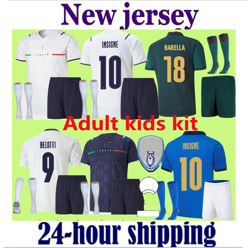 2021 2022 italy home soccer jersey Men Kids CHIESA KITS 21 22 italia maglie da calcio Verratti Jorginho Romagnoli Immobile football shirts Sets, White
2021 2022 italy home soccer jersey Men Kids CHIESA KITS 21 22 italia maglie da calcio Verratti Jorginho Romagnoli Immobile football shirts Sets, White
