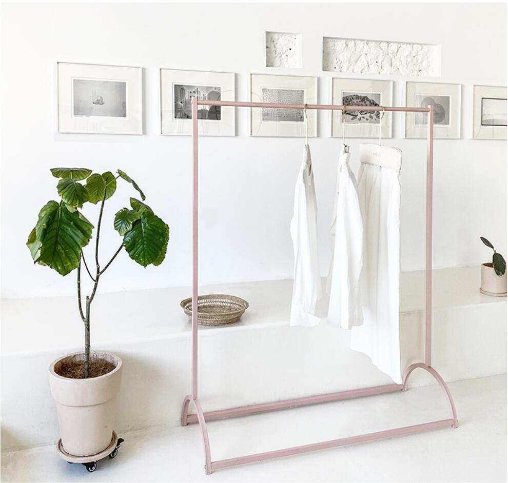 Clothes rack display shelf floor racks cloth Storage Holders floors bedroom hanging clothing Organization household