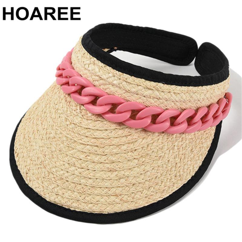 Wide Brim Hats HOAREE Women Hat Handmade Raffia Straw Sun Visors Beach Panama Ladies Fashion Empty Top Travel Designer Cap, White
Wide Brim Hats HOAREE Women Hat Handmade Raffia Straw Sun Visors Beach Panama Ladies Fashion Empty Top Travel Designer Cap, White