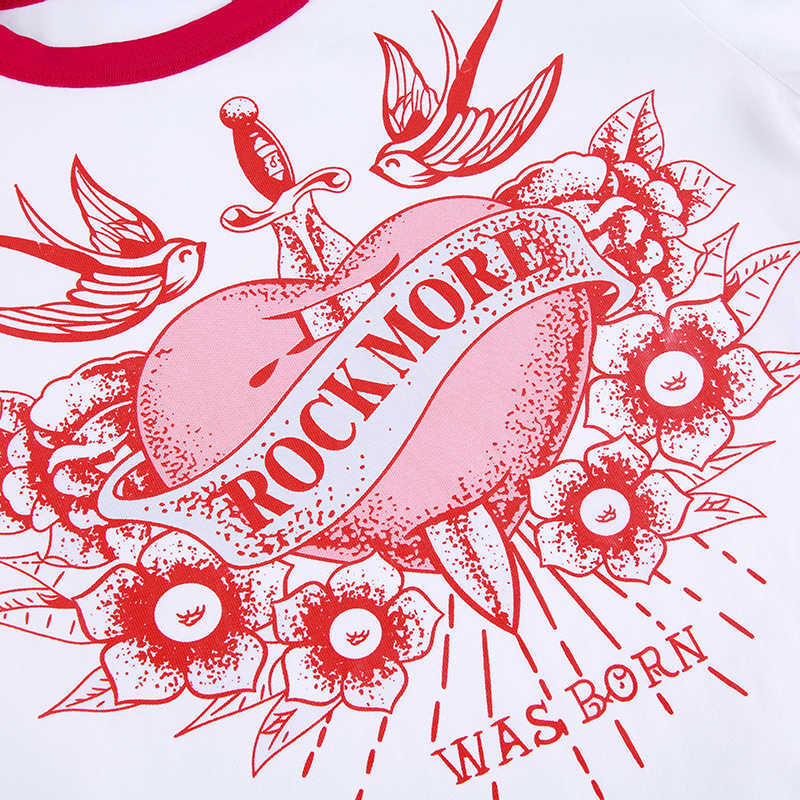 Rapcopter Grunge Crop Top Y2K Aesthetic Long Sleeve T Shirt O Neck Pullovers Retro Cute Tshirt Women Autumn Winter Harajuku Top 210819