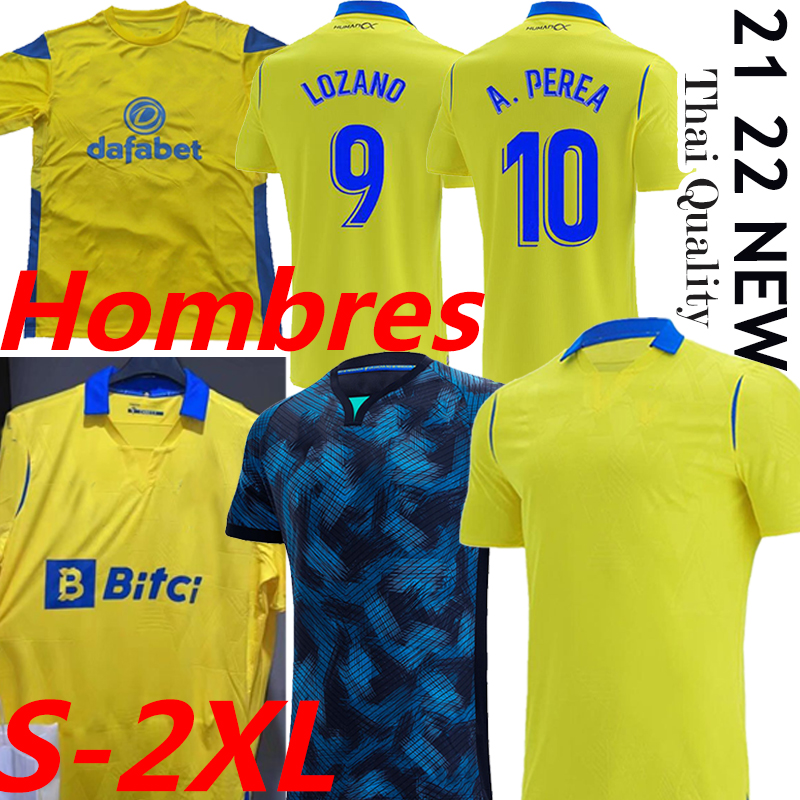 2021 2022 Cadiz soccer jerseys A. Perea A.Negredo CÁDIZ camisetas de fútbol 21/22 LOZANO ALEX Bodiger Juan Cala CAMISETA A LIGA men+Kids kit sponsor pre-match football shirt, Cadiz 21-22 home
2021 2022 Cadiz soccer jerseys A. Perea A.Negredo CÁDIZ camisetas de fútbol 21/22 LOZANO ALEX Bodiger Juan Cala CAMISETA A LIGA men+Kids kit sponsor pre-match football shirt, Cadiz 21-22 home