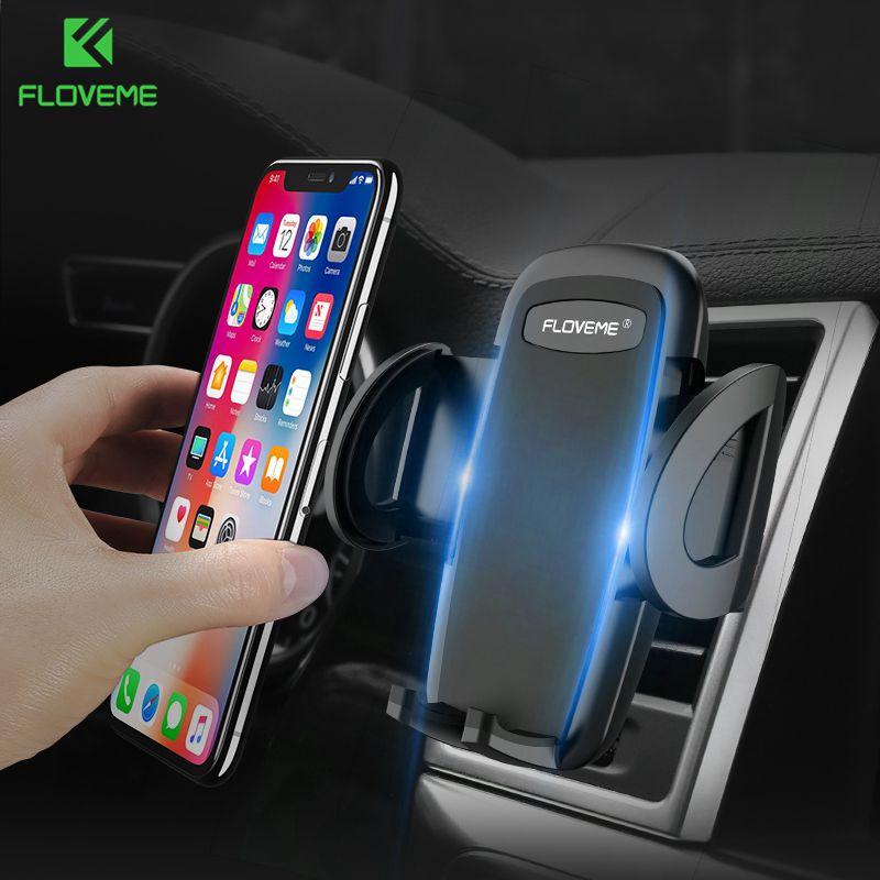 Cell Phone Mounts & Holders FLOVEME Car Holder Stand For 7 8 Plus X XS Max Soporte Celular Universal Air Vent Mount In HolderStand 
Cell Phone Mounts & Holders FLOVEME Car Holder Stand For 7 8 Plus X XS Max Soporte Celular Universal Air Vent Mount In HolderStand