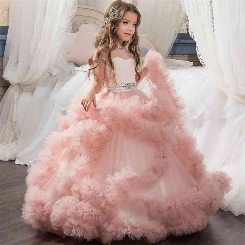 Children's princess flower children's wedding evening floor length girls' pompous skirt new summer performance dress 2019, Violet
Children's princess flower children's wedding evening floor length girls' pompous skirt new summer performance dress 2019, Violet