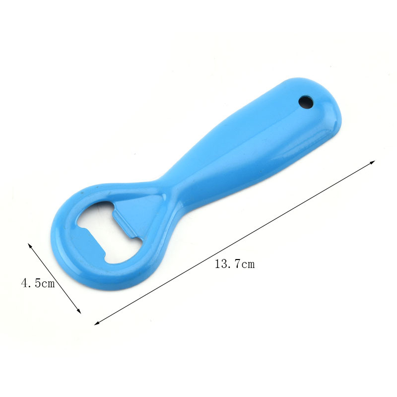 3 Colors Stainless Steel Handle Beer Bottle Opener Creative Corkscrew With Receive A Ring Portable Hanging Hole Design Save Kitchen Supplies Free ship