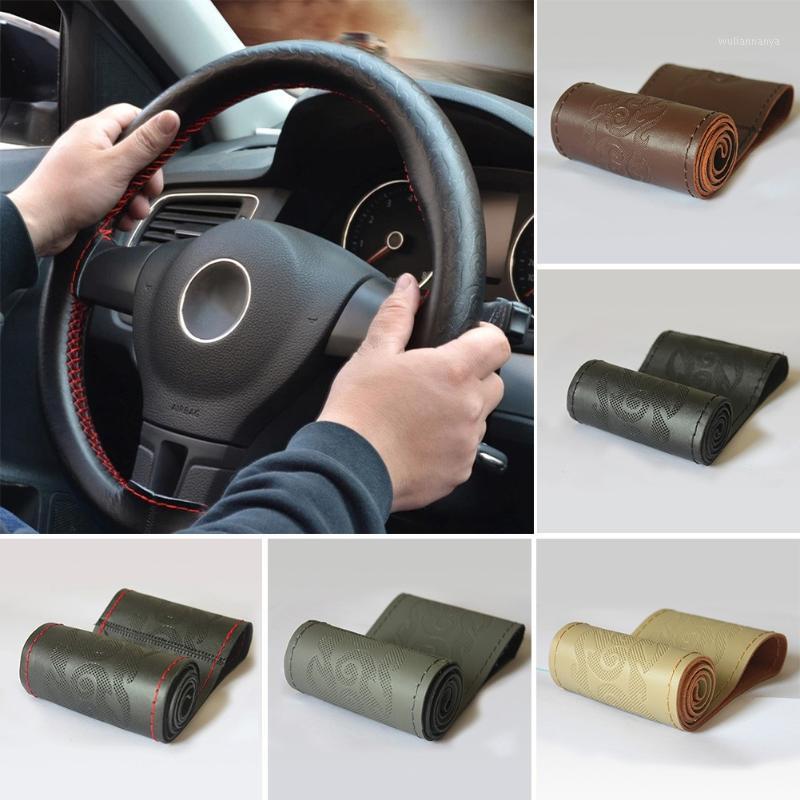 Steering Wheel Covers Car Cover Soft Anti Slip Leather Suitable DIY Auto Interior Styling Accessories 38cm
Steering Wheel Covers Car Cover Soft Anti Slip Leather Suitable DIY Auto Interior Styling Accessories 38cm