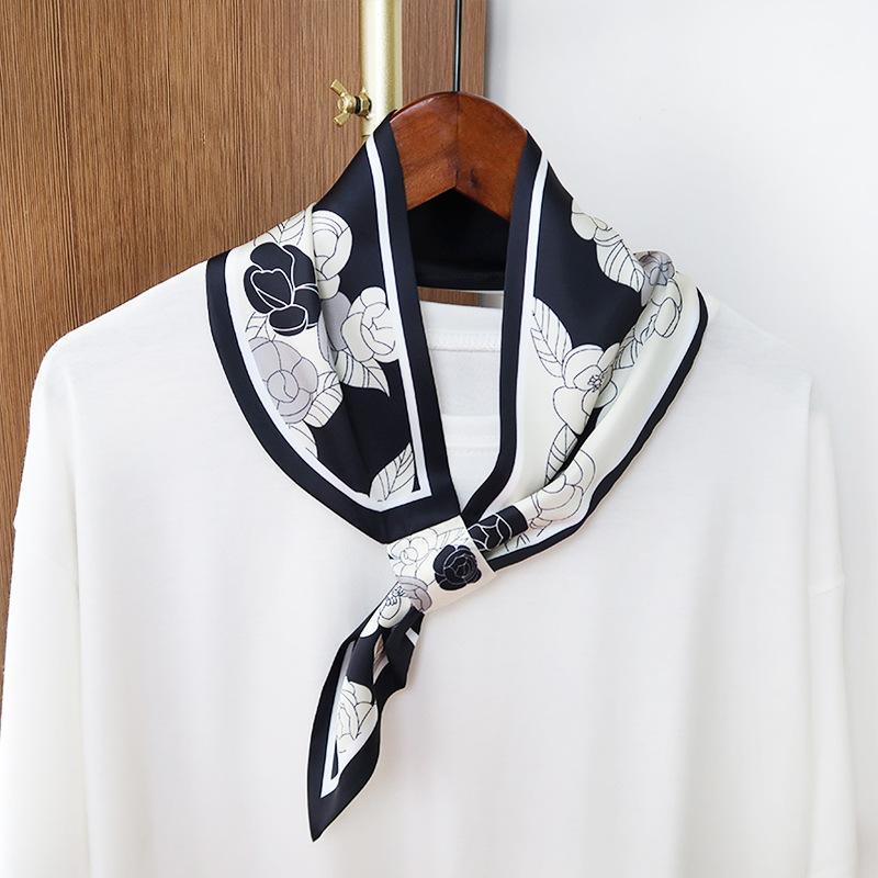 Scarves Cross Silk Scarf Women Wild Temperament Buckle Tied Package Hair Decorative Head Chiffon Hijab Ladies Scarve, Blue;gray
Scarves Cross Silk Scarf Women Wild Temperament Buckle Tied Package Hair Decorative Head Chiffon Hijab Ladies Scarve, Blue;gray