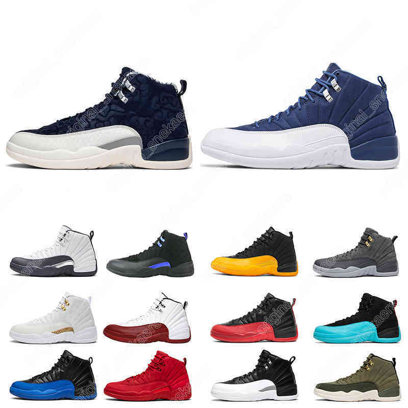 Men Basketball shoes 12s 12 University Gold Dark Grey game White sneakers International Gamma Blue Gym Red Sport trainer 19QG, # 04
Men Basketball shoes 12s 12 University Gold Dark Grey game White sneakers International Gamma Blue Gym Red Sport trainer 19QG, # 04