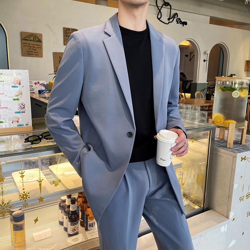Men's Suits & Blazers White Men 2021 Green 2 Piece Set Elegant Mens Clothing Smoking Classic Loose Blue Social Fashion Korea Style Dressed, Black
Men's Suits & Blazers White Men 2021 Green 2 Piece Set Elegant Mens Clothing Smoking Classic Loose Blue Social Fashion Korea Style Dressed, Black