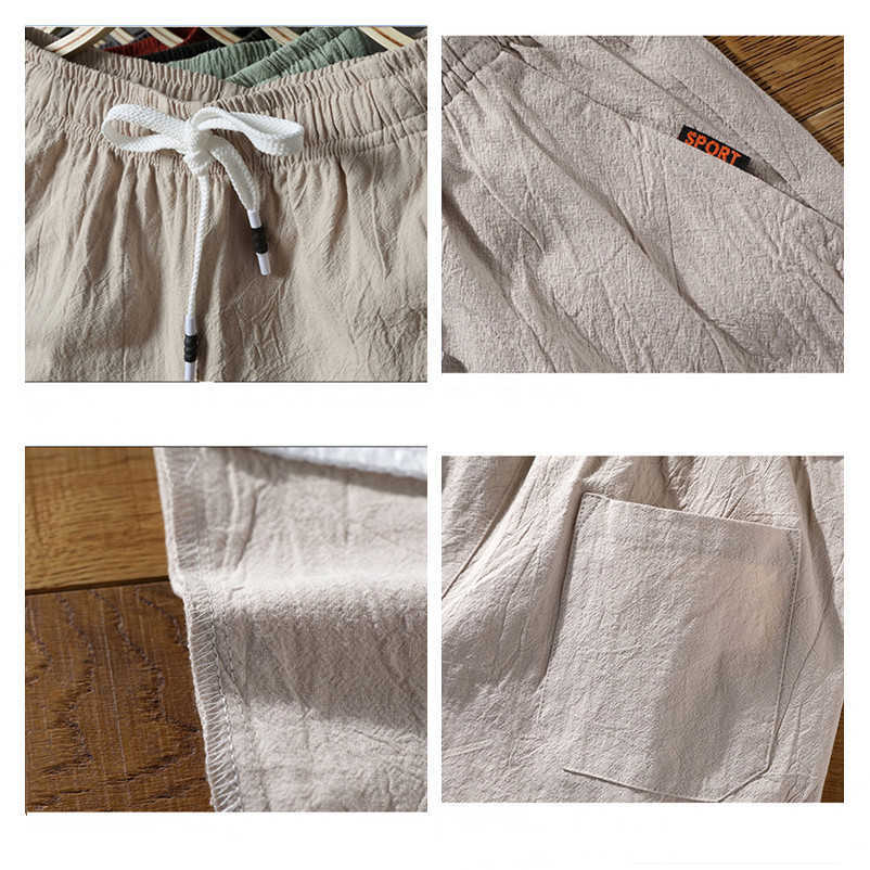 Shorts Summer Men Loose Stretched Cortos Black Khaki Blue Thin Cotton Man Plus Size 6XL 7XL 8XL 9XL Oversized Beach Short 210629