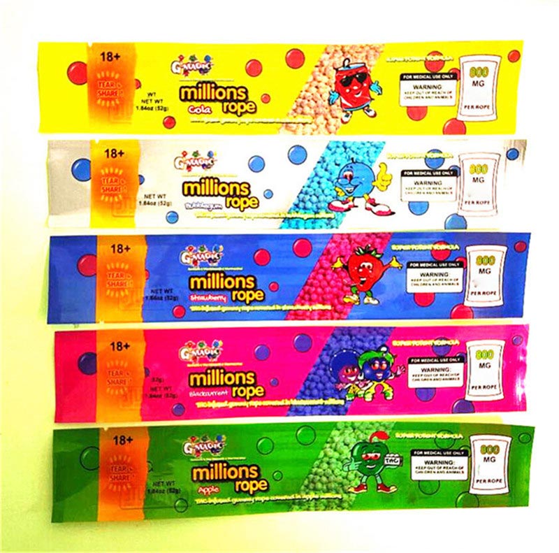 Bag Empty Gummy Packaging Candy Plastic Edibles Retail Packaging 4 Styles Smell Proof Bags Three edge-sealing foil Food pack
Bag Empty Gummy Packaging Candy Plastic Edibles Retail Packaging 4 Styles Smell Proof Bags Three edge-sealing foil Food pack
