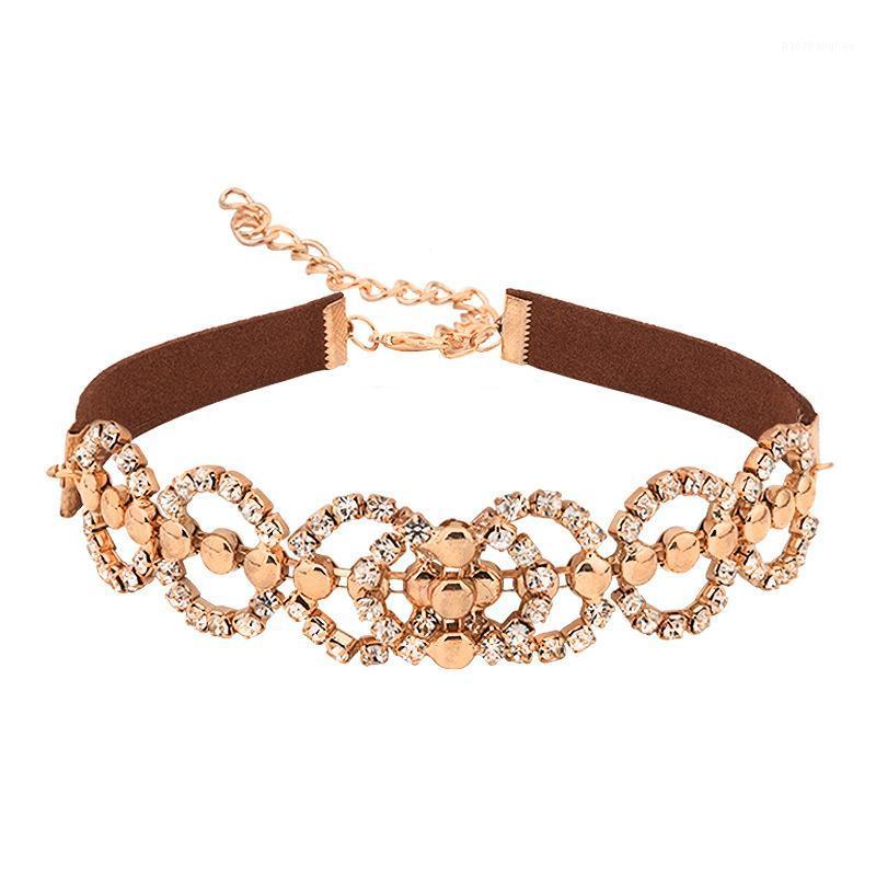 Chokers Sleepylady Trendy Choker Necklace Women Crystal Leather Chain Collier Kolye Colar Ketting Wedding Neck Jewelry, Golden;silver
Chokers Sleepylady Trendy Choker Necklace Women Crystal Leather Chain Collier Kolye Colar Ketting Wedding Neck Jewelry, Golden;silver