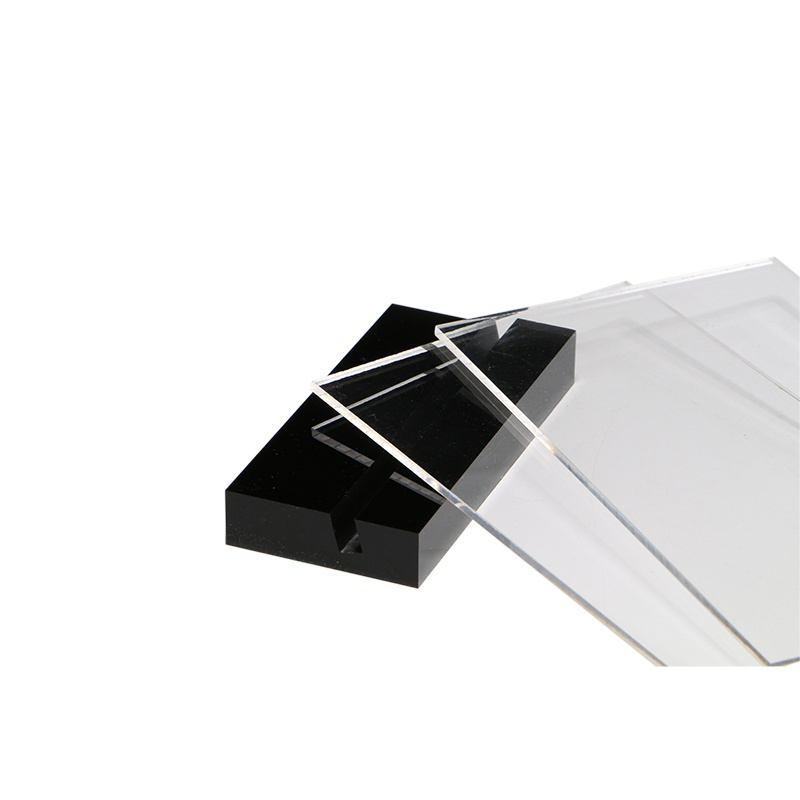90*60mm Acrylic Slant Back Frame Label Display Desk Sign Stand Holder Shelf Talker