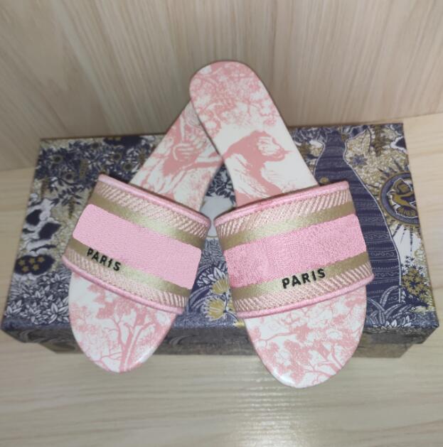 23 color Paris Women Slipper Dway Slides Amaranth Embroidered Cotton Summer Beach Sandals Fashion Outdoor Shoes Slides Sandals Good Quality with Box, Black
23 color Paris Women Slipper Dway Slides Amaranth Embroidered Cotton Summer Beach Sandals Fashion Outdoor Shoes Slides Sandals Good Quality with Box, Black