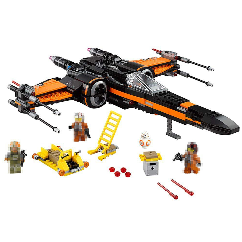 Star Wart X Wing Fighter Building Blocks Bricks Toy Space Wars Spacecraft Spaceship Model