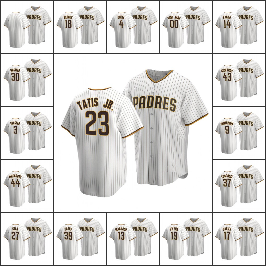 Men San DiegoPadres #23 Fernando Tatis Jr. 13 Manny Machado 19 Tony Gwynn Women Youth CustomReplicaHome Jersey
Men San DiegoPadres #23 Fernando Tatis Jr. 13 Manny Machado 19 Tony Gwynn Women Youth CustomReplicaHome Jersey