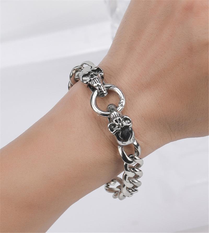Link, Chain 316L Stainless Steel Hip Hop Accessories Bracelet Retro Skull Abstinence Simple Necklace No Fade
Link, Chain 316L Stainless Steel Hip Hop Accessories Bracelet Retro Skull Abstinence Simple Necklace No Fade