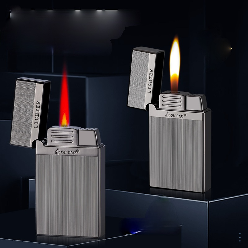 Loud Double Flame Lighter Crisp and Sweet Steel Tone Rechargeable Red Flame Windproof To Open Flame Inflatable Lighter Men Gifts
Loud Double Flame Lighter Crisp and Sweet Steel Tone Rechargeable Red Flame Windproof To Open Flame Inflatable Lighter Men Gifts