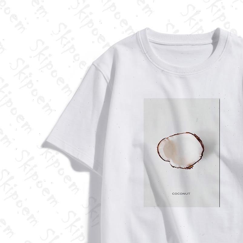 women t shirt fruit art coconut tumblr gothic punk harajuku kawaii vintage cotton plus size short sleeve clothes tee femme, White
women t shirt fruit art coconut tumblr gothic punk harajuku kawaii vintage cotton plus size short sleeve clothes tee femme, White