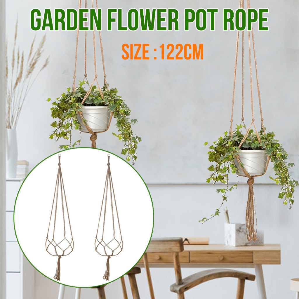 Macrame hang hangers basket holder plant bohemian decoration 36 "long/41" long/48 "long"