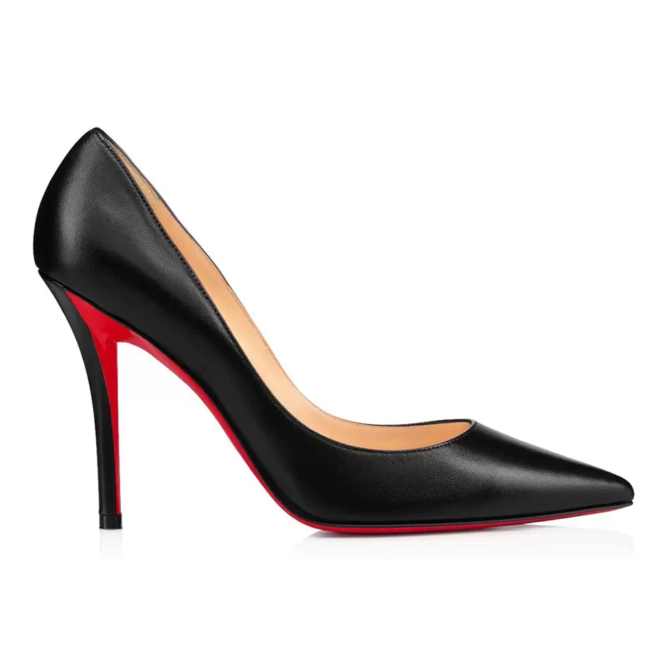 Luxury Fashion Lady Sandals Red Bottom Apostrophy Pump 100 mm Sexy Women Pumps Wedding Dress Shoes Elegant Ladies Matte Leather Pointed Toes, Black
Luxury Fashion Lady Sandals Red Bottom Apostrophy Pump 100 mm Sexy Women Pumps Wedding Dress Shoes Elegant Ladies Matte Leather Pointed Toes, Black