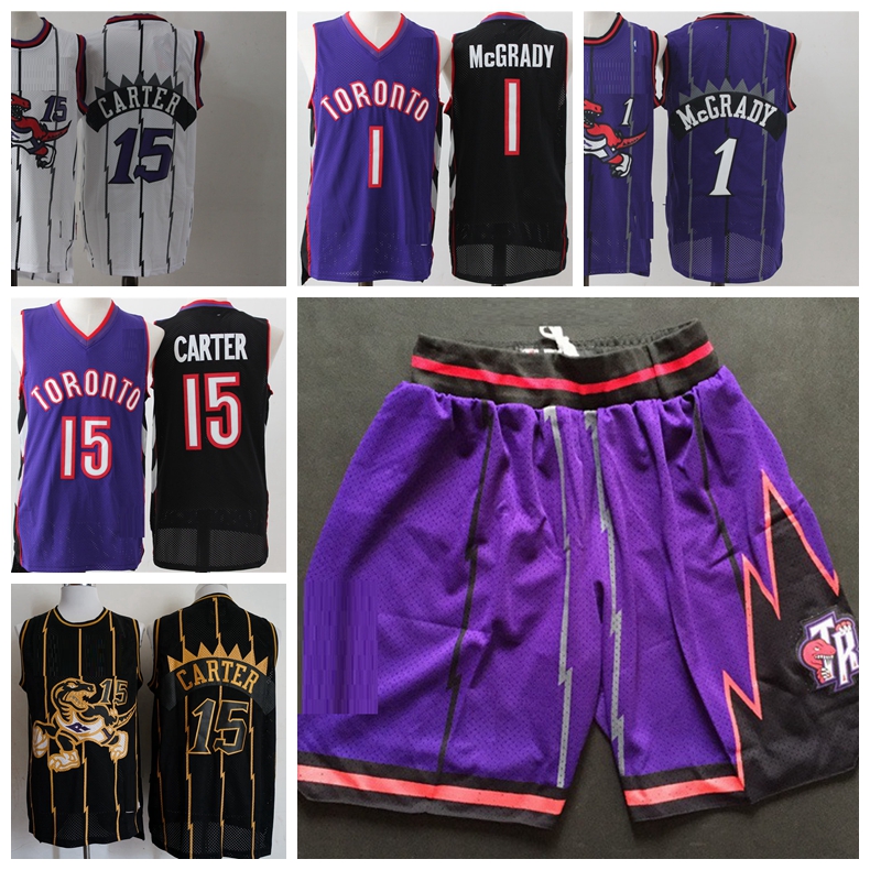 Retro Mens Tracy 1 Vince McGrady 15 Carter retro basketball Jersey shorts have patch, Black;red
Retro Mens Tracy 1 Vince McGrady 15 Carter retro basketball Jersey shorts have patch, Black;red