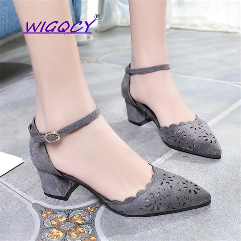Sandals Pointed Toe Suede Square Heel High Heels Women 2021 Summer Shoes Fashion Hollow Buckle Strap Female, Black
Sandals Pointed Toe Suede Square Heel High Heels Women 2021 Summer Shoes Fashion Hollow Buckle Strap Female, Black
