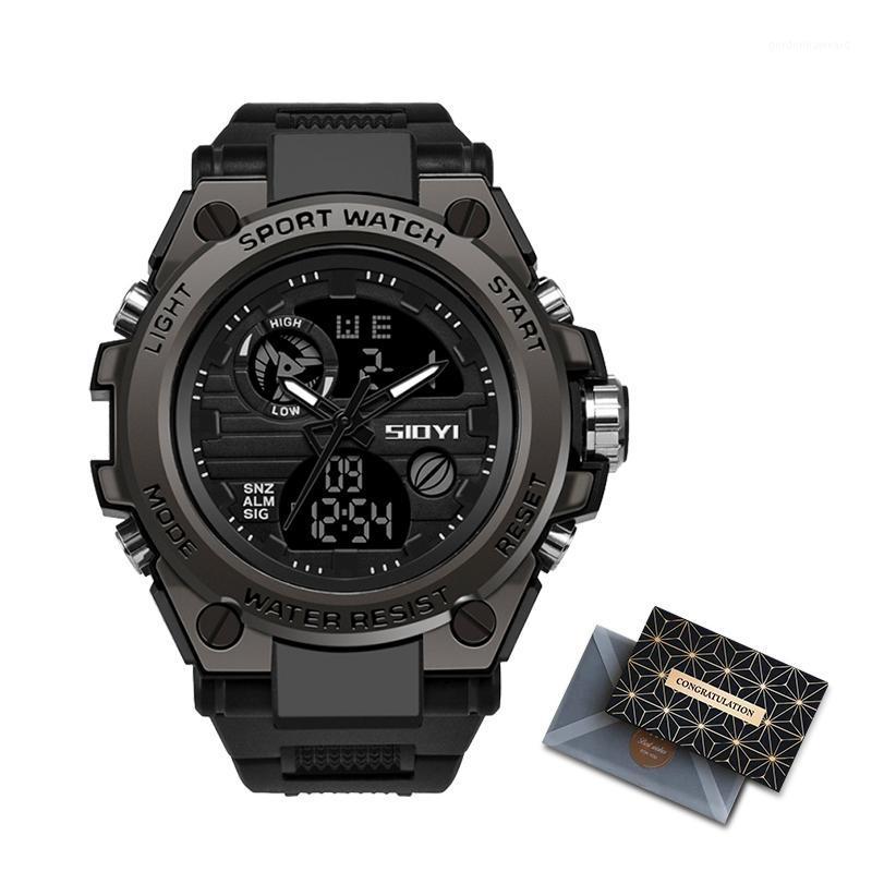 Style Military Sports Watches Mens 50M Waterproof Digital Wristwatch Man Quartz For Men Clock Male Relogio Masculino Wristwatches, Silver
Style Military Sports Watches Mens 50M Waterproof Digital Wristwatch Man Quartz For Men Clock Male Relogio Masculino Wristwatches, Silver