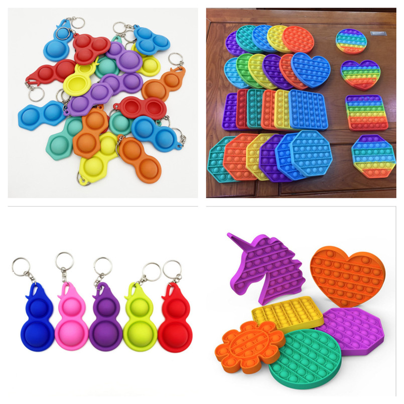 Many Shape Fidget Toy Stress Reliever Toys push bubble Poppers Keychain Heart Round Colours Silicone rainbow Keyring Pendant Kids Adults Gift G32501, As the picture show
Many Shape Fidget Toy Stress Reliever Toys push bubble Poppers Keychain Heart Round Colours Silicone rainbow Keyring Pendant Kids Adults Gift G32501, As the picture show