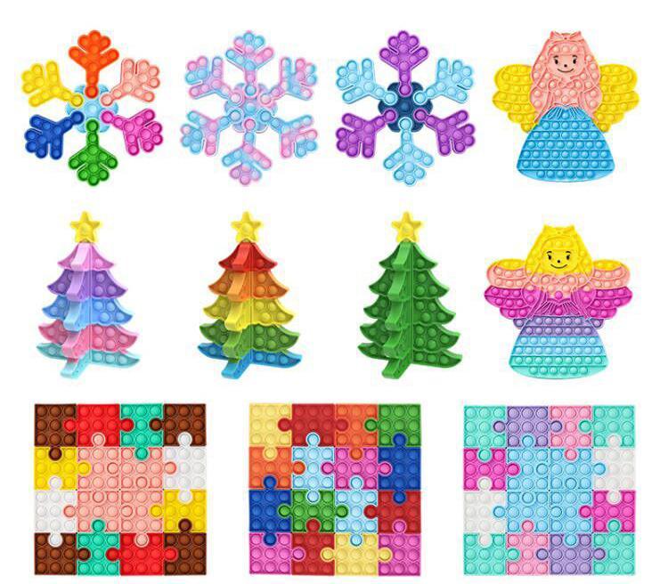 decompression Christmas tree snowflake push fingertip toys DIY puzzles fidgeting toy New Year's Valentine's Day decorations free DHL
decompression Christmas tree snowflake push fingertip toys DIY puzzles fidgeting toy New Year's Valentine's Day decorations free DHL