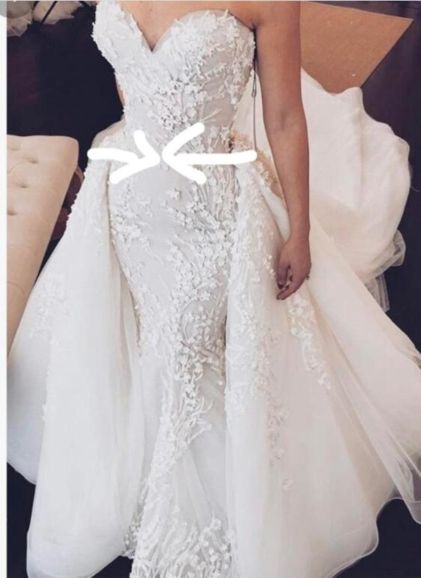 This Special Link For Custom Made Dress Including Material Veil And Detachable Train ZJ555