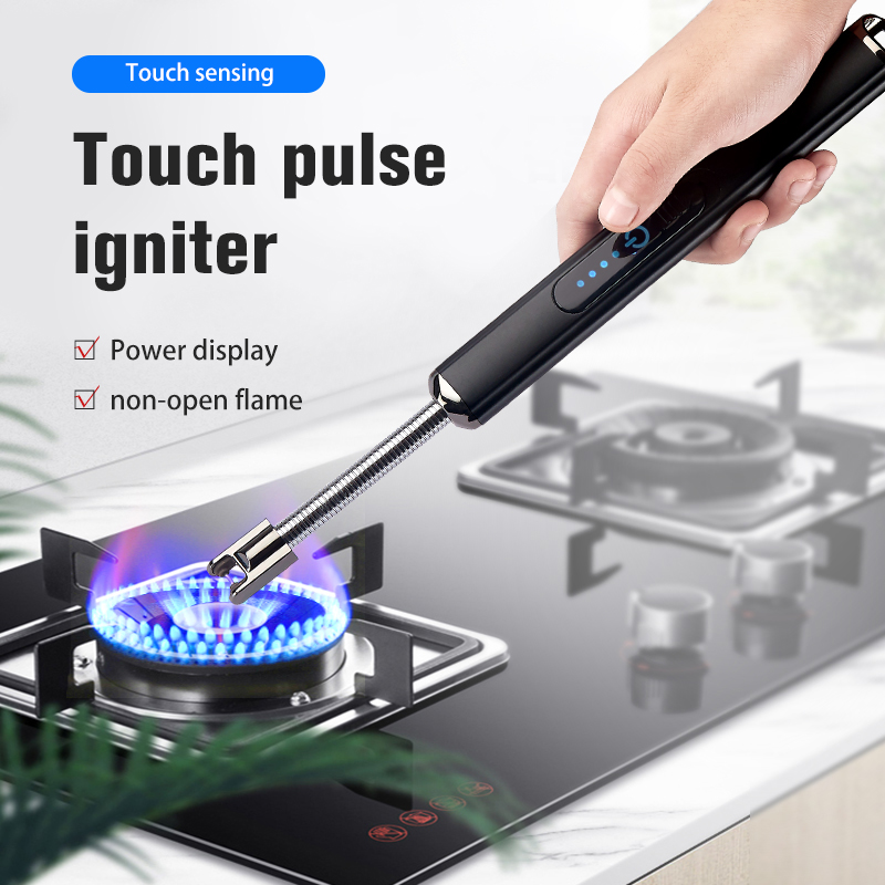 360 Degree Fexibe USB Eectric ighters ong Kitchen Recharge Cigarette ighter Windproof Pasma Arc ighter Gadgets For Women
360 Degree Fexibe USB Eectric ighters ong Kitchen Recharge Cigarette ighter Windproof Pasma Arc ighter Gadgets For Women