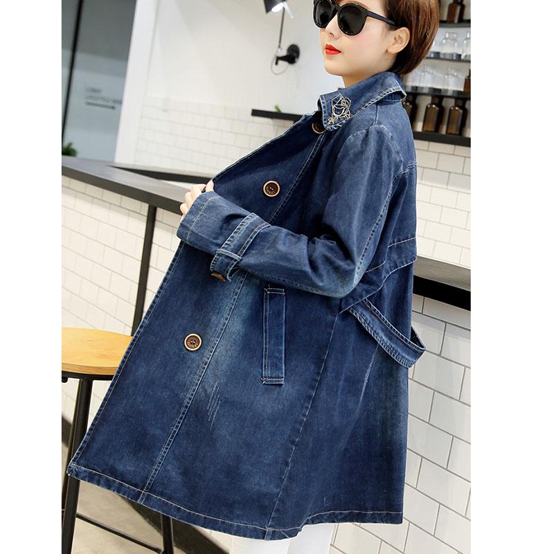 Women's Jackets Plus Size Oversized Women Denim Jacket Casual Long Sleeve Double-breasted Jeans Coat Female Outerwear Coats 5XL OK850, Blue
Women's Jackets Plus Size Oversized Women Denim Jacket Casual Long Sleeve Double-breasted Jeans Coat Female Outerwear Coats 5XL OK850, Blue