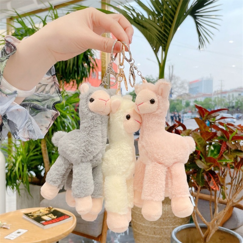 Cute Lovely Alpaca Keychains Plush Toy Japanese Alpacas Soft Stuffed Sheep Llama Animal Dolls keychain Doll 18cm 291C3
Cute Lovely Alpaca Keychains Plush Toy Japanese Alpacas Soft Stuffed Sheep Llama Animal Dolls keychain Doll 18cm 291C3