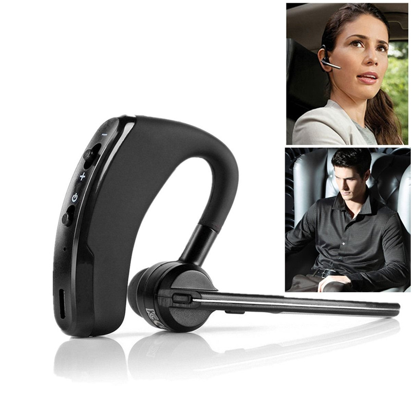 V8 Cell Phone Earphones Wireless Bluetooth Business Headset Bass Noise Reduction Earbuds Sports Headphone Handsfree Call With Microphone Earphone
